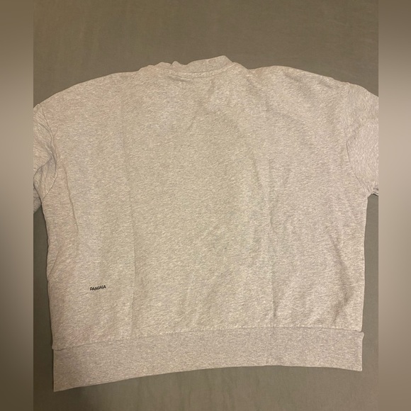 Pangaia heather gray small sweatshirt. Unisex. - Picture 5 of 6